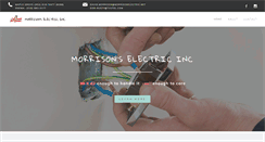 Desktop Screenshot of morrisonelectric.net